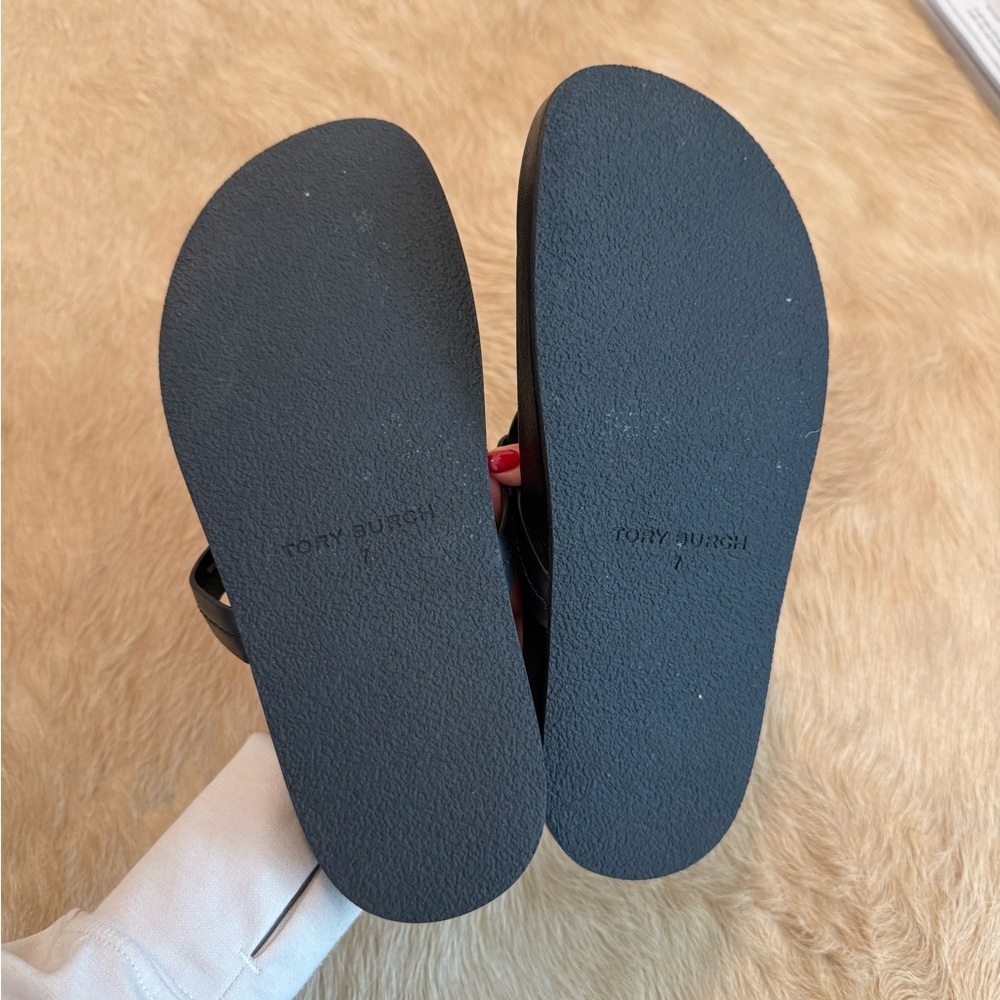 Tory Burch Black Miller Cloud Sandals - Picture 7 of 9